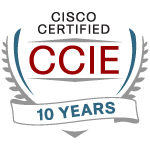 10 years CCIE logo